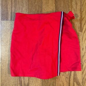 Tommy Hilfiger Red Wrap Skort Girls Size M